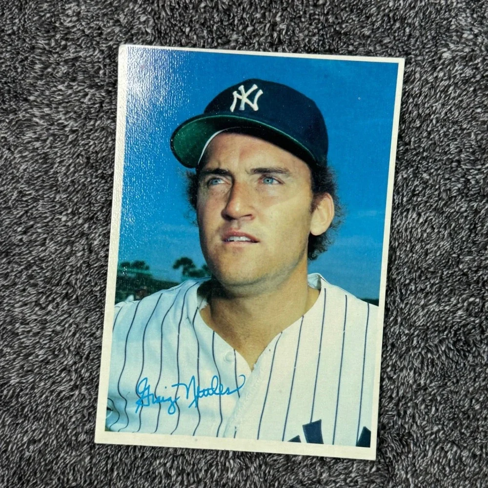 Vintage New York Yankees Graig Nettles 5x7 Sports Card Facsimile Signature